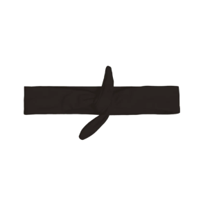 Corinne Leather Hairband Wire - Black