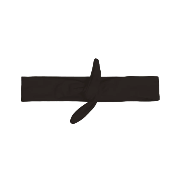 Corinne Leather Hairband Wire - Black