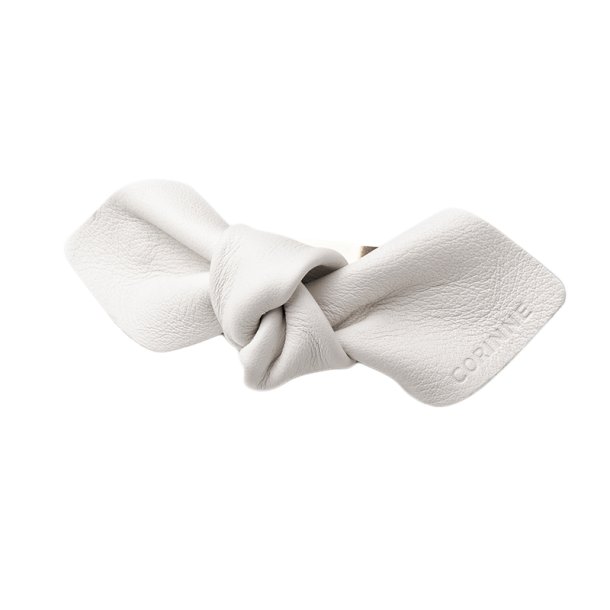 Corinne Bow Big Hair Clip - White