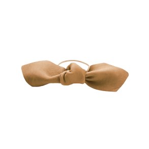 Corinne Bow Big Hair Tie - Camel