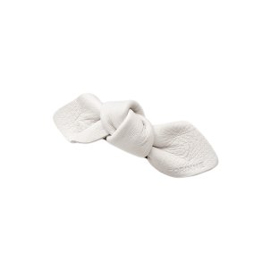 Corinne Bow Small Hair Clip - White