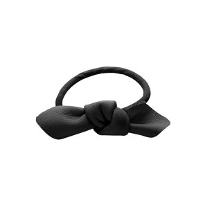 Corinne Bow Small Hair Tie - Black