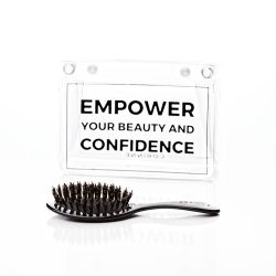 Corinne City Brush Travel Black + Bag