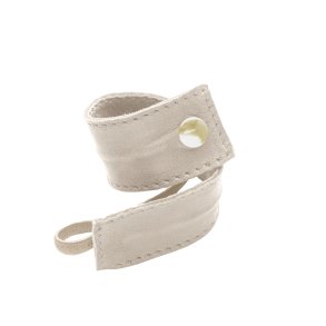 Corinne Leather Band Short Bendable - Cream