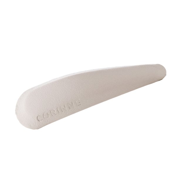 Corinne Leather Barrette - Cream