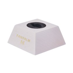 Beech Wood Cube White