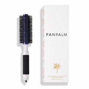Blow Dry Hairbrush Glossy White M