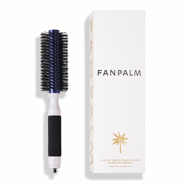 Blow Dry Hairbrush Glossy White M