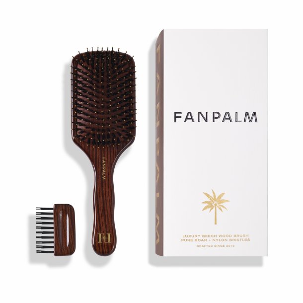Boar - Nylon Hairbrush Glossy Brown M