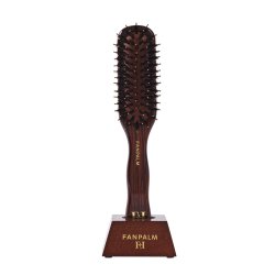 Boar - Nylon Tall Hairbrush Glossy Brown