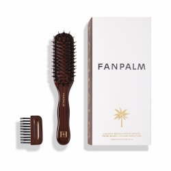 Boar - Nylon Tall Hairbrush Glossy Brown