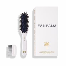 Boar - Nylon Tall Hairbrush Glossy White