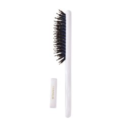 Boar - Nylon Tall Hairbrush Glossy White