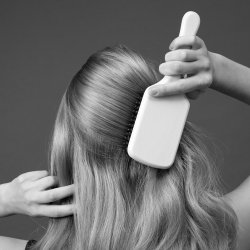 Boar - Nylon Hairbrush Glossy White M