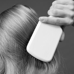 Boar - Nylon Hairbrush Glossy White M