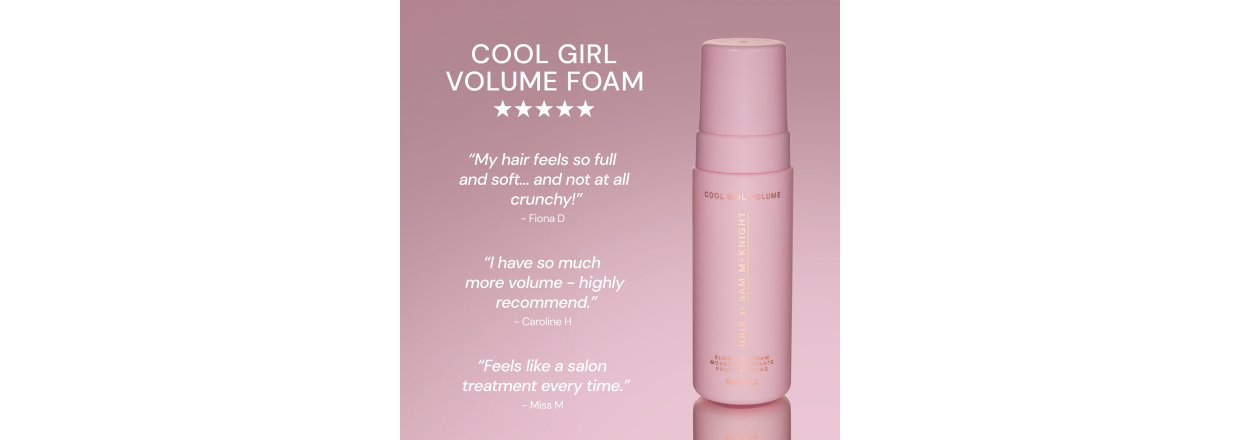 Cool Girl Volumising Blow Dry Foam