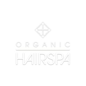 Organic Hairspa label til gulvdisplay
