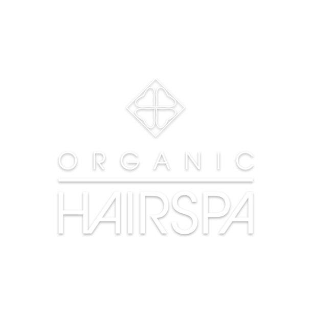 Organic Hairspa label til gulvdisplay