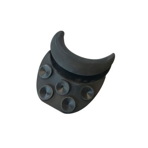 Neckrest w/suction cups - Black