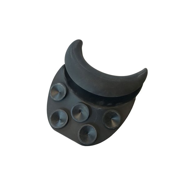 Neckrest w/suction cups - Black