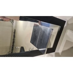 Cocostyle - Sort Spejl Med M�nster Kant - Udstillingsmodel