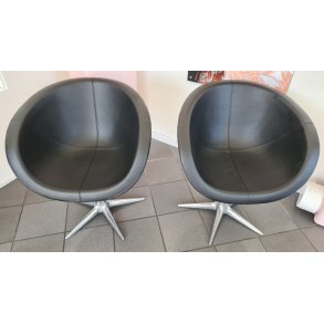 Styling Chairs Black, Parrot Base - Udstillingsmodel (2 stk.)