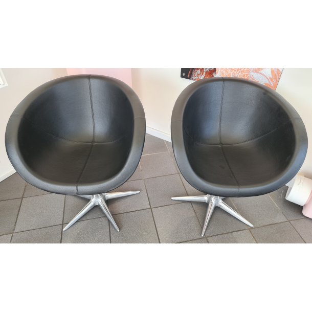 Styling Chairs Black, Parrot Base - Udstillingsmodel (2 stk.)