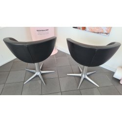 Styling Chairs Black, Parrot Base - Udstillingsmodel (2 stk.)