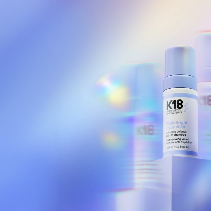 K18 lancerer TripleBright � en ny generation af lilla shampoo