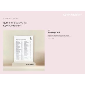 BACKING CARD DISPLAY