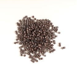 Superfine Weft Micro Beads Brown 3.5mm
