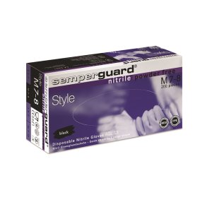 Nitril handske Black, Medium 100 stk.