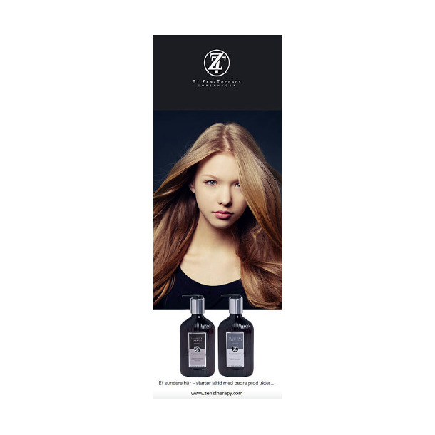 Banner Light Female Long Hair 50x120cm