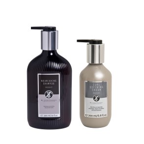 Nourishing Shampoo & Curl Defining Cream Box