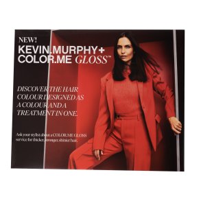 GLOSS PRODUCT TENT CARD