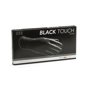 Latex handsker sort, large 10 stk.